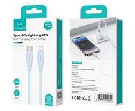 USAMS Kabel 30W USB-C do Lightning 1m różowy - 1569146 - zdjęcie 5